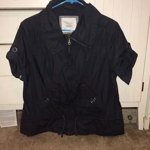 Sonoma dark blue short sleeve jacket/shirt.